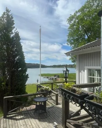 Privat Strandvilla I Vackra شقة Geta