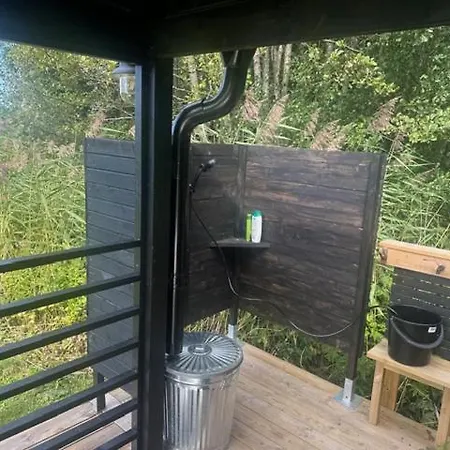 Privat Strandvilla I Vackra شقة Geta
