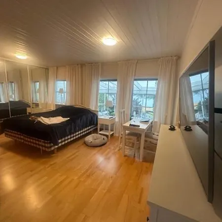 شقة Privat Strandvilla I Vackra Geta